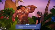 Players need to befriend Maui to unlock Moana in Disney Dreamlight Valley (Image via Gameloft)